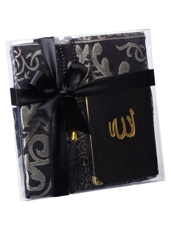 Prayer Rug Set<br> Black
