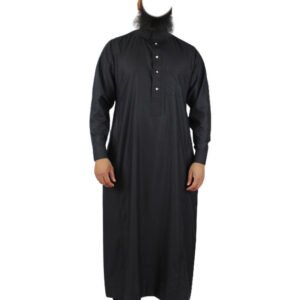 Black Thobes With Collar