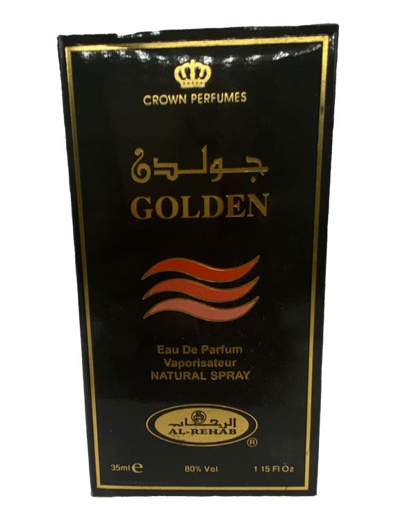 Golden Eau De Parfum Vaporisateur Natural Sparay Al-Rehab - Image 4