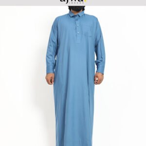 Sky Blue Jubba Thobe Long Sleeve - ajwa. London