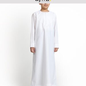 Kids White Jubba Thobe